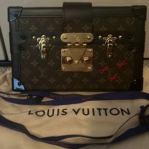 Louis Vuitton Petite Malle Monogram Canvas Purse